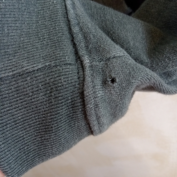 XS Aeropostale Flower Floral Grey Pullover Hoodie - Picture 5 of 9